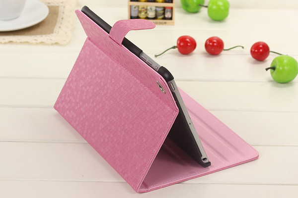 For iPad 2 3 4 5 Air Luxury Bling Diamond Pattern Stand Flip Smart Leather Case Cover With Auto Sleep Wake UP