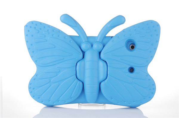 3D Butterfly Kids' Case for Apple iPad 2 3 4 9.7 inch EVA Shock Proof Stand Cover with Handle Kids Friendly