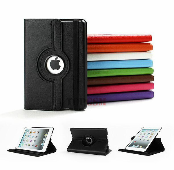 Hot Sale Quality 360 Rotation Smart PU Leather Case Cover For ipad 2 3 4 Hard Shell Stand Cases Free Shipping by attop