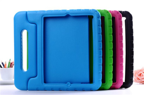 3D Cute portable kids Safe Foam ShockProof EVA Case Shockproof Handle Cover Stand For iPad 2 3 4 air 2