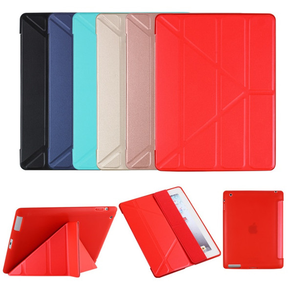 Smart Case Magnetic Slim Leather Flip Folding Folio Stand Cover Shockproof TPU Cases For iPad Pro 9.7 2018 Mini Air 5 6