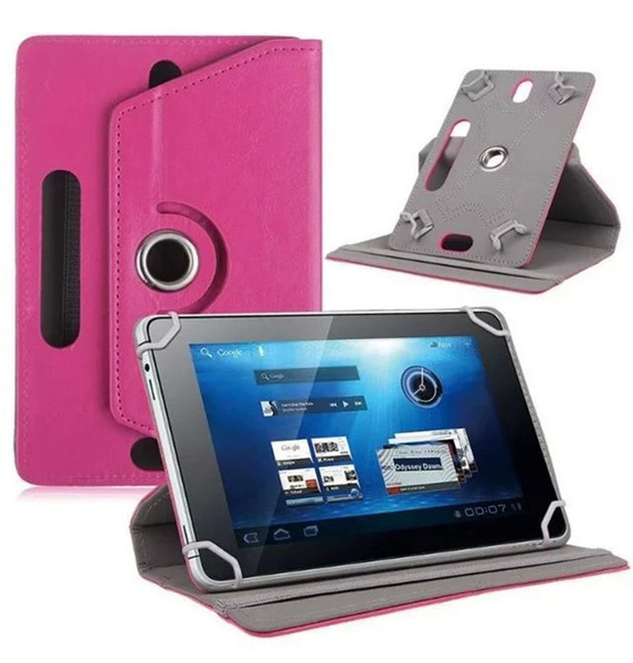 Universal tablet PC Cases Flip Fold 360 Degree Rotating Buckle Case PU Leather Stand Cover for 7 8 9 10 inch tablet ipad mini air 2 3 4 best