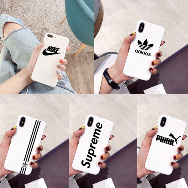 Fashion Brand Designer Phone Cases for iPhone X Xs MAX 6 7 8 Plus Case Cover Silicone Soft Shockproof Case