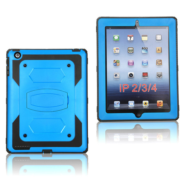 For Ipad 2 3 4 Air 2 Pro 10.5 Inch Heavy Duty Defender Kickstand Stand Belt Clip Case With Screen Protector