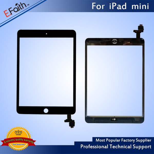 High Quality For iPad mini 1/2 mini 3 mini 4 Touch Screen Digitizer + IC home button+ adhesive replacement