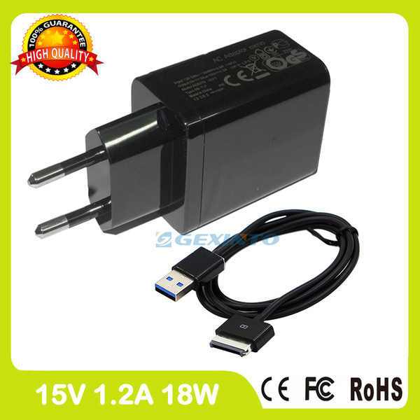 15V 1.2A Tablet pc charger For Asus Transformer Pad Infinity TF500T TF502T TF310C Wall Adapter ADP-18BW A ADP-18AW EU plug