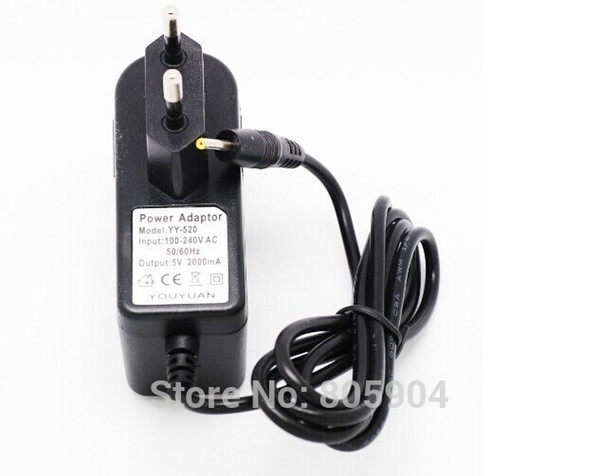 5V 2A 2.5mm EU Charger / Power Supply for ALL 2.5mm Jack for Tablet PC