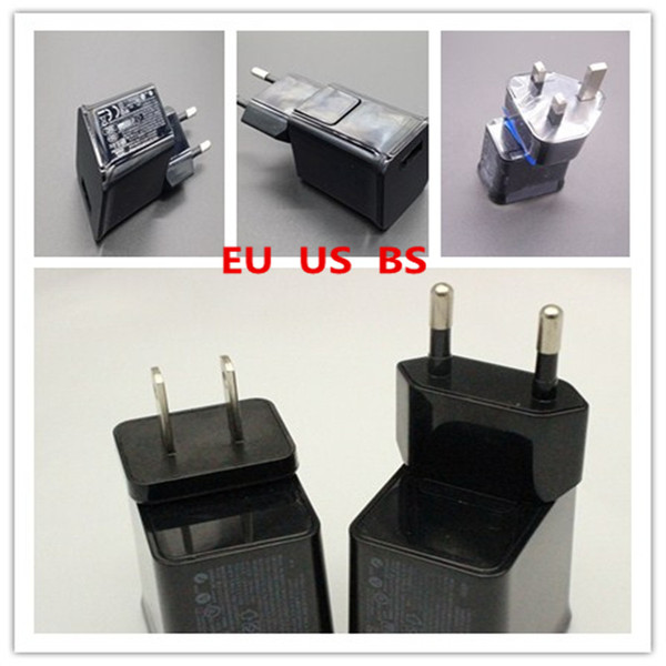 5V 2A 1A USB Wall Charger AC Power charger Adapter US BS EU For Samsung P1000 P6200 P3100 P7500 P5100 N8000 N8010 black