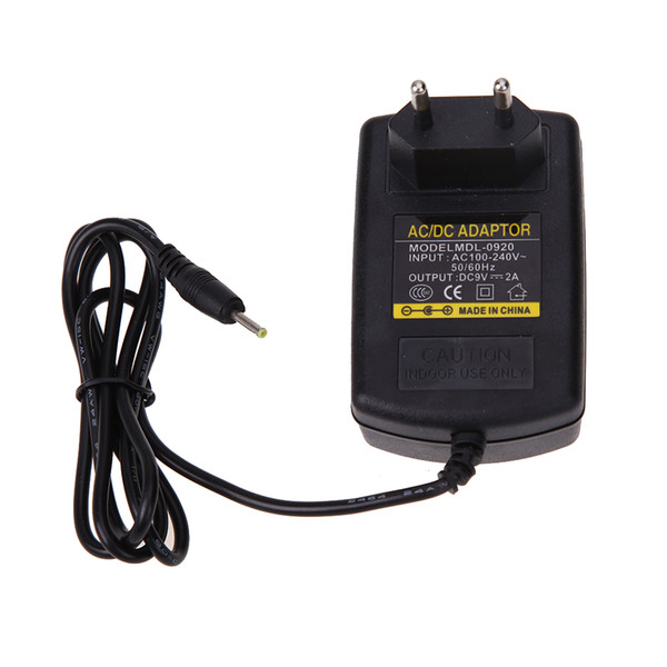 Wholesale- Universal EU AC to DC 9V 2A Power Supply Adapter 2.5*0.7mm Windows Android Tablet PC Power Charger