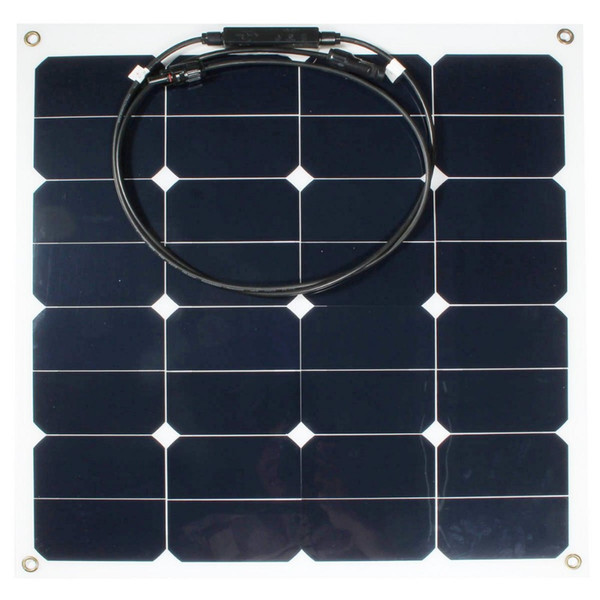 Wholesale- Efficiency 12v 50w Sunpower Soft Semi Flexible Solar Panel Monocrystalline Silicone Tool