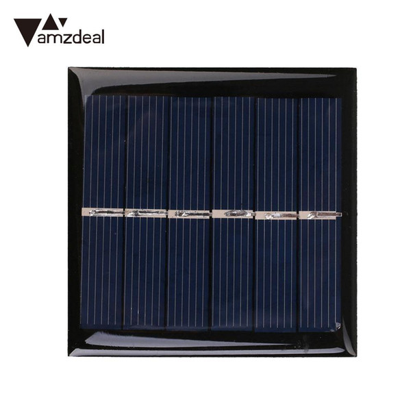 amzdeal 3V 0.6W Polycrystalline Resin Solar Panel Module Cell For Charger DC Battery DIY