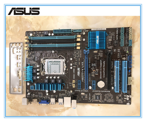 Asus P8Z77-V LX2 original motherboard DDR3 LGA 1155 32GB Z77 SATA II SATA III Desktop Motherboard