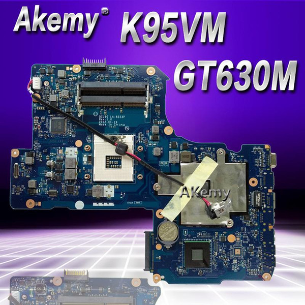 Akemy QCL90 LA-8223P REV:1.0 Laptop motherboard for ASUS K95VJ K95VM K95V K95 Test original mainboard GT630M