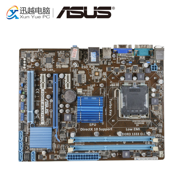 Asus P5G41T-M LX3 Plus Desktop Motherboard G41 Socket LGA 775 DDR3 8G SATA2 USB2.0 uATX