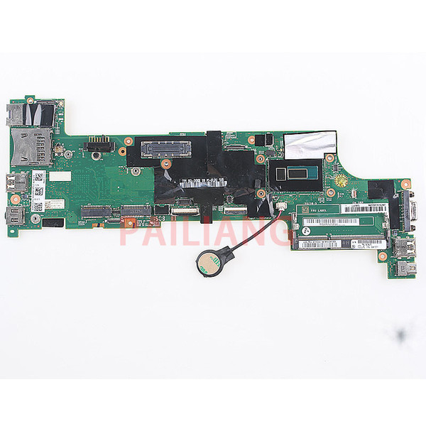 PAILIANG Laptop motherboard for Lenovo X250 I3-5010U TPM PC Mainboard 00HT377 tesed DDR3