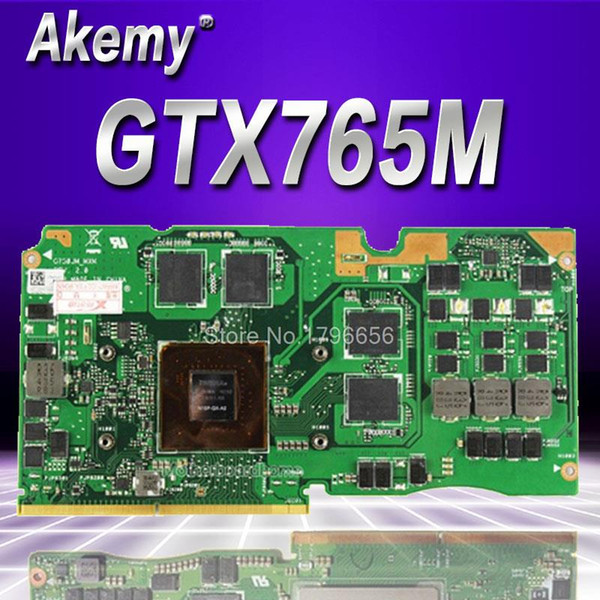 AKemy GTX765M 2G VGA card For Asus ROG G750J G750Js g750JM laptop card G750JW N14E-GE-A1 GeForce GTX765M Graphic Video