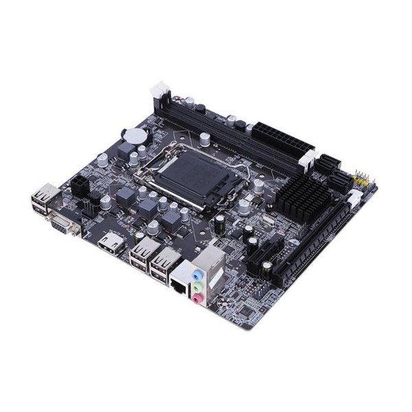 H61 Desktop Computer Mainboard Motherboard LGA 1155 Pin CPU Interface Upgrade USB2.0 DDR3 1600/1333 2 X DDR3 DIMM Memory Slots