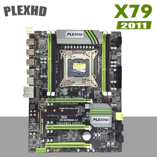 For Intel planform desktop motherboard new X79 board LGA 2011 CPU support 64GB DDR3 REG ECC server memory boards x 79 lga2011 E5