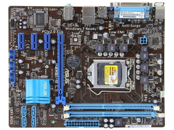 ASUS P8H61-M LX original motherboard DDR3 LGA 1155 USB2.0 16GB for I3 I5 I7 22/32nm H61 Desktop motherboard Free shipping