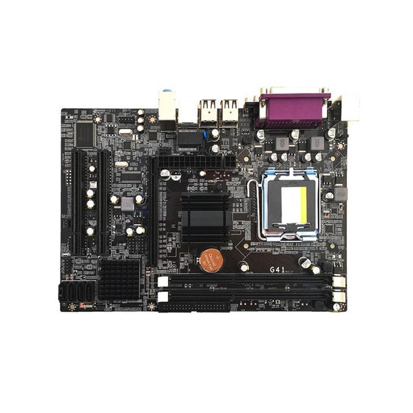 NEW G41 PC Computer Desktop Motherboard LGA771 Support DDR3 Quad Core Dual Core Dual PCI Solid Capacitor Mainboard