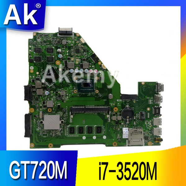 AK X550CC Laptop motherboard for ASUS A550C X550CL R510C Test original mainboard 4G RAM i7-3520M 2.7 GHZ CPU GT720M