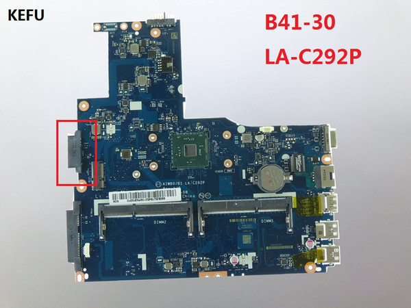 KEFU motherboard for Lenovo B41-30 laptop motherboard AIWB0 B1 LA-C292P with cpu tested free shipping