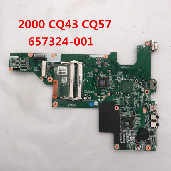 High quality For 2000 2000Z-300 CQ43 CQ57 Laptop motherboard 657324-001 Intel DDR3 100% full Tested