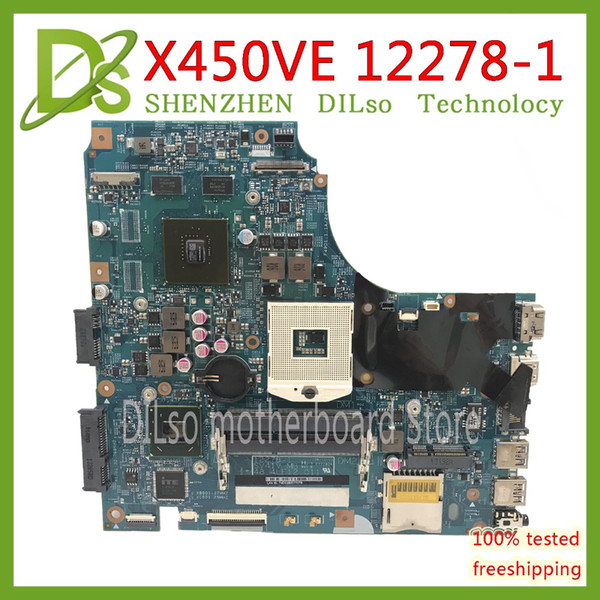 KEFU X450VE For ASUS X450V D451 12278-1 mainboard 12278-1 SV41V MB 48.4LE12.011 GT720M 2G DDR3 laptop motherboard Test work 100%