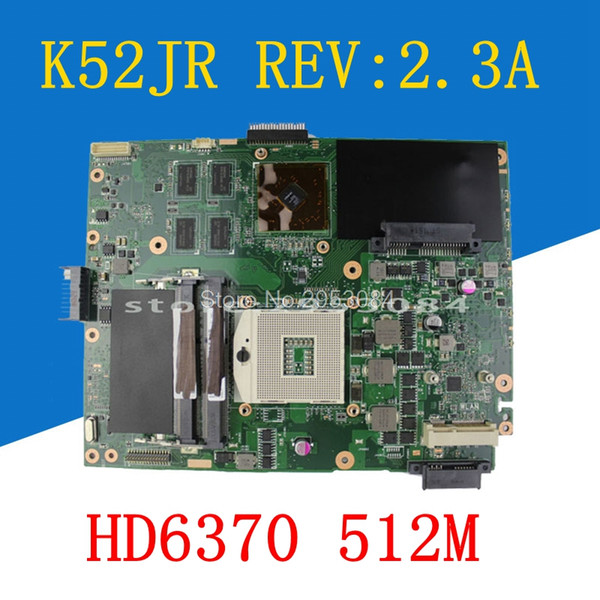 New!!! K52JR REV:2.3A HD6370 512M motherboard For Asus K52JR A52J X52J K52JU K52JT K52JC K52J laptop motherboard 60-N1XMB1000