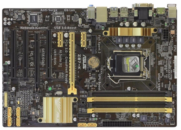 Asus Z87-K Desktop Motherboard Z87 Socket LGA 1150 i7 i5 i3 DDR3 32G SATA3 USB3.0 ATX mainboard