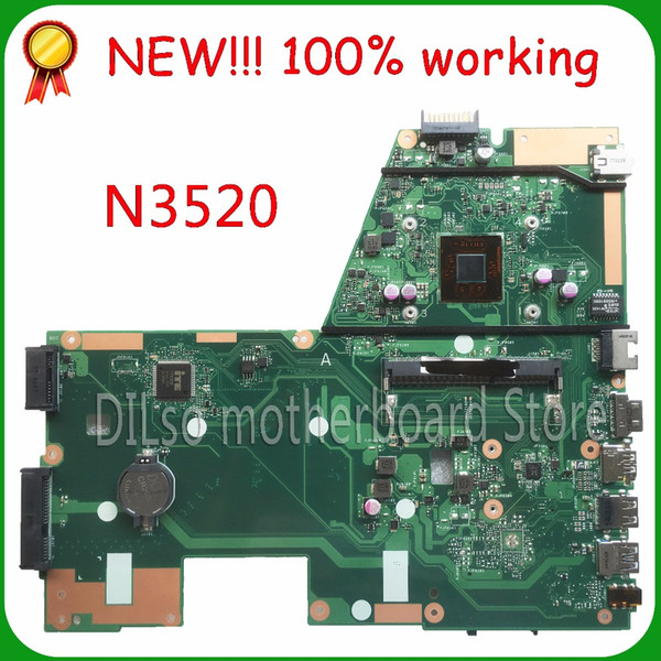 KEFU X551MA For ASUS X551MA Laptop Motherboard N3520U motherboard 90NB0480-R00100 REV2.0 Test