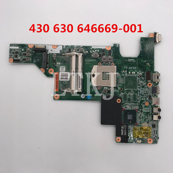 High quality For 430 630 Laptop motherboard 646669-001 646669-501 646669-601 HM55 512M DDR3 100% full Tested