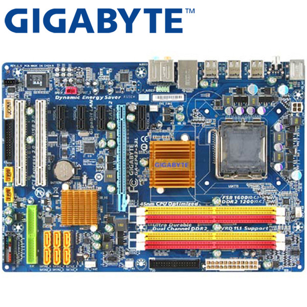 GIGABYTE GA-EP43-S3L Desktop Motherboard P43 Socket LGA 775 For Core 2 Pentium D DDR2 16G ATX Original Used EP43-S3L Mainboard