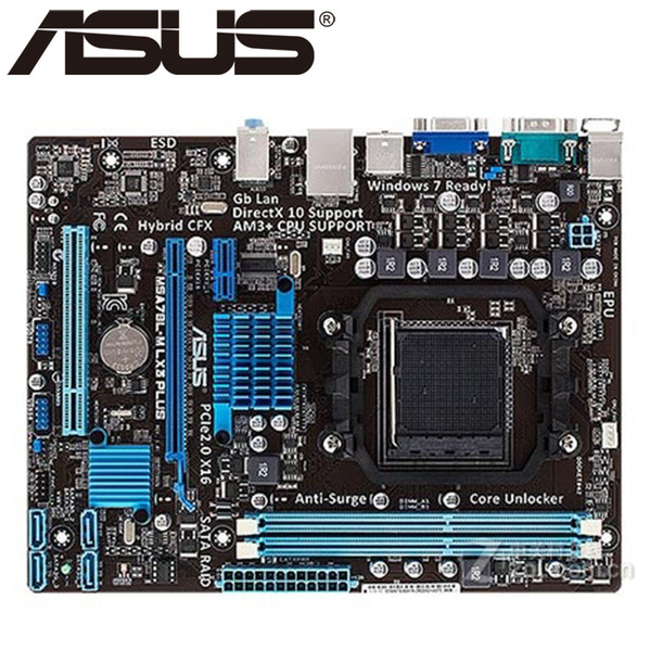 Asus M5A78L-M LX3 PLUS Desktop Motherboard 760G 780L Socket AM3+ DDR3 16G Micro ATX UEFI BIOS Original Used Mainboard