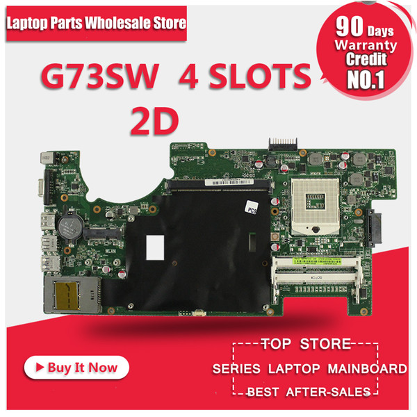 Original For ASUS G73S G73SW motherboard with DDR3 2D connector Good condition laptop G73SW motherboard tested good