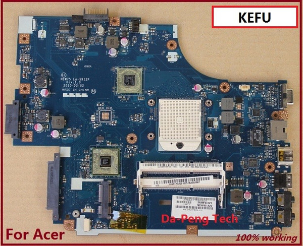 KEFU Free shipping ! Laptop Motherboard FOR 5551G 5552 5552G 5551 NEW75 LA-5912P motherboard