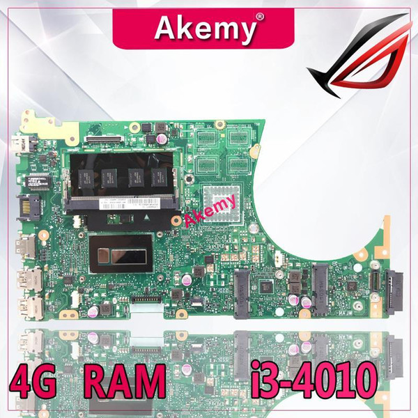 Akemy S551LA Laptop motherboard for ASUS S551LA S551LB S551LN S551L R553L S551 Test original mainboard 4G RAM I3-4010