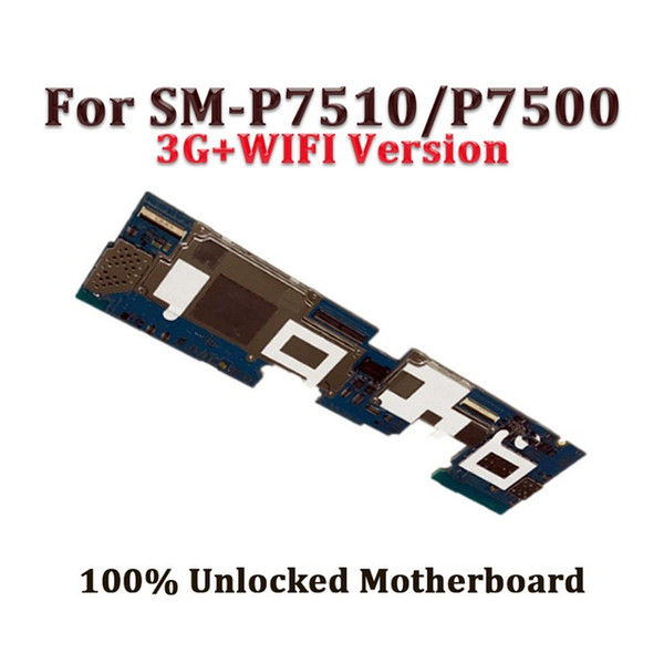 3G&Wifi Version 16GB Motherboard For Samsung Galaxy Tab 10.1 P7510 P7500,Original For P7510 P7500 Logic Mother Board Mainboard