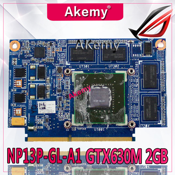 AKemy K55VM GPU GTX 630M 2GB NP13P-GL-A1 Video Card for ASUS K55VM Laptop VGA Graphics Card Board 100% Tested Working