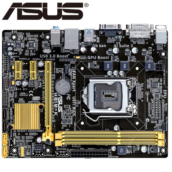 Asus H81M-K Desktop Motherboard H81 Socket LGA 1150 i3 i5 i7 DDR3 16G Micro-ATX UEFI BIOS Original Used Mainboard Hot Sale