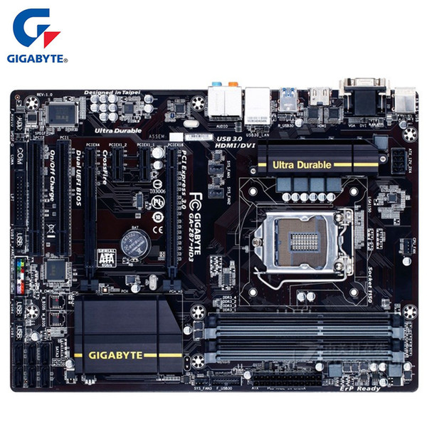 Gigabyte GA-Z87-HD3 Motherboard For Intel Z87 DDR3 USB3.0 32GB LGA1150 Z87 HD3 Desktop Mainboard Systemboard Used PCI-E 3.0