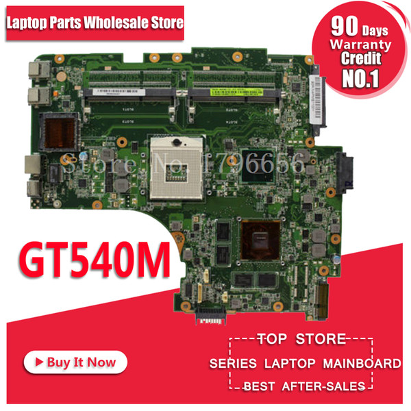 N53SV Motherboard REV:2.2 GT540M RAM For ASUS N53S N53SV N53SN N53SM laptop Motherboard Mainboard 100%OK