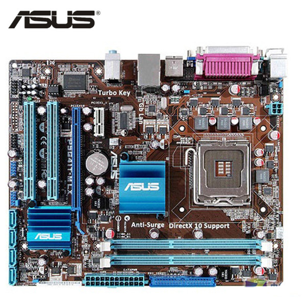 ASUS P5G41T-M LX Motherboard LGA 775 DDR3 8GB For Intel G41 P5G41T-M LX Desktop Mainboard Systemboard SATA II PCI-E X16 Used