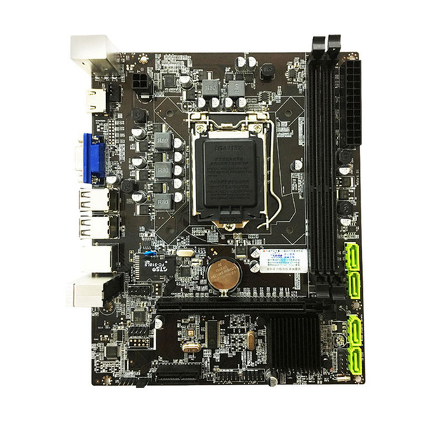 H55 Motherboard LGA1156 DDR3 16Gram Dual Sata 2.0 4xUSB 2.0 PCI-Express Mainboard Supports I3 I5 I7 CPU For Computer