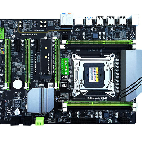 X79T EastVita DDR3 PC Desktops Motherboards Computer Motherboards Support M.2 E5-2680V2 Motherboard r20