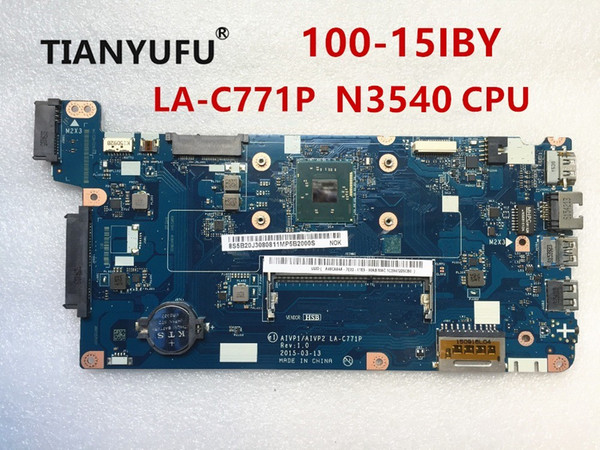 AIVP1/AIVP2 LA-C771P Motherboard For Lenovo 100-15IBY Laptop motherboard with N3540 CPU ( for intel CPU ) tested 100%