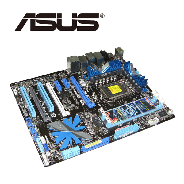 LGA1156 For Intel P55 DDR3 ASUS P7P55D EVO Motherboard 3xPCI-E X16 P7P55D-EVO Desktop Mainboard 2200Mhz Overclocking Deluxe Used