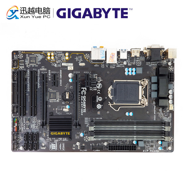 Gigabyte GA-Z97-HD3 Desktop Motherboard Z97-HD3 Z97 LGA 1150 Core i7 i5 i3 DDR3 32G SATA3 USB3.0 HDMI VGA DVI PCI-E 3.0 ATX