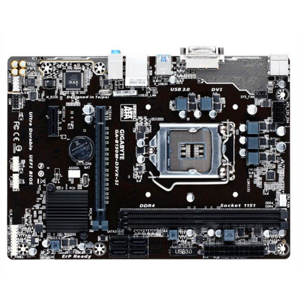 LGA1151 For Gigabyte GA-B150M-D3VX-SI Original Used Motherboard B150M-D3VX-SI B150 Socket LGA 1151 DDR4 USB3.0 SATA3 PCI-E3.0