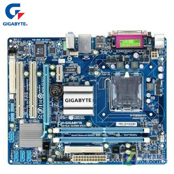 Gigabyte GA-G41M-ES2L 100% Original Motherboard LGA 775 DDR2 8G G41 G41M-ES2L Desktop Mainboard SATA II Systemboard Used